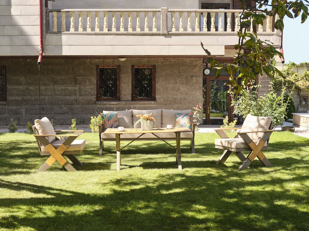 Lotus Aluminyum Bahçe Balkon Oturma Grubu