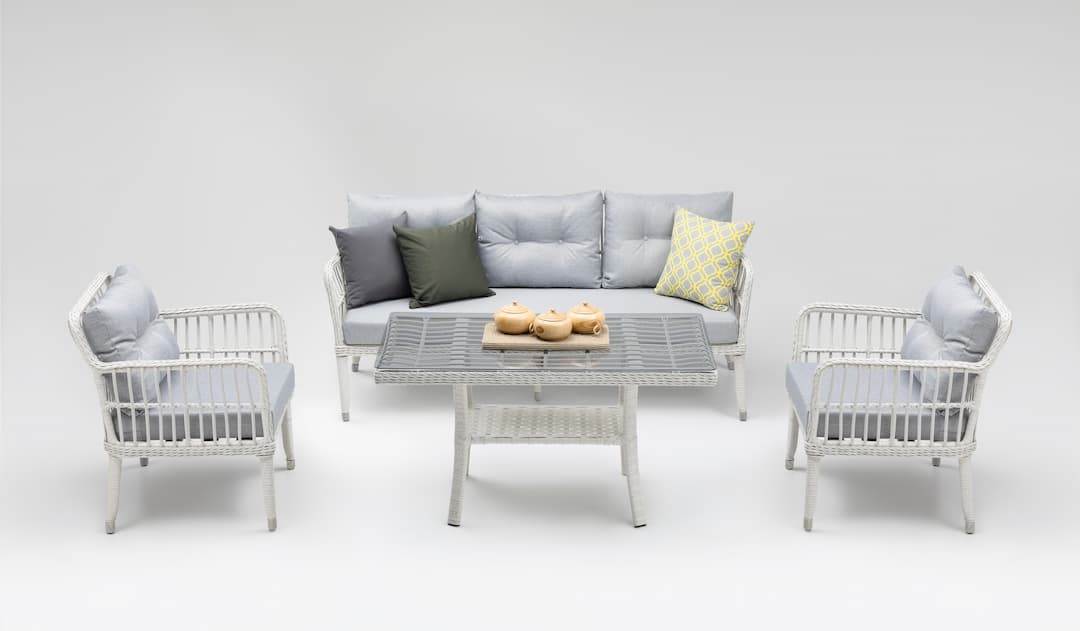 Midilli Midi Rattan Bahçe Balkon Oturma Grubu